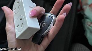 Join my gold coast holiday vlog with this curvy aussie milf flaunting her huge fake tits on the beach