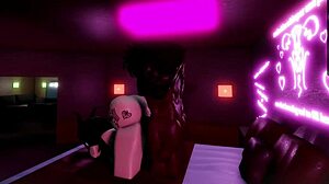 Roblox rich e-girl hood slut takes monster bbc loads deep in her tight spots!