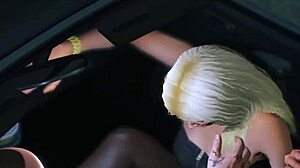 GTA 5 Hooker Caught Bent Over Car Fucked by Gamer Client