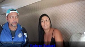 Latina Milf Licks Rides Monster Cock Doggystyle Bent Over in See-Through Red Sheer