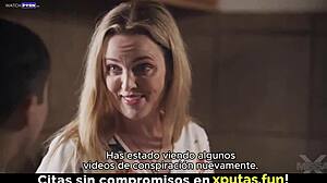 hot blonde stepmom craves taboo family sex with natural tits