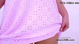 Cute 18-Year-Old Blonde Takes Mouth and Deep Throat Pounding