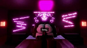 Roblox rich e-girl hood slut takes monster bbc loads deep in her tight spots!