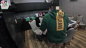 thai babe ninew takes creampie in steamy outdoor fuck