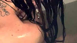 i get smoking blowjob in shower from neighbor's skinny slut wife