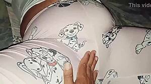 Stepbrother pounds young stepsis in PJs till she cums