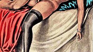 vintage erotic art captures timeless seductive poses and curves