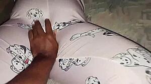 Stepbrother pounds young stepsis in PJs till she cums