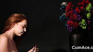 frisky pov model takes blowbang facial cumshots gulps every drop