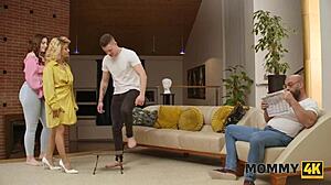 cougars like her know exactly how to tease with those natural milf tits watching