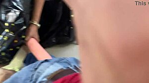 New Year's Eve Homemade Orgy Ignites with 4some Big Ass Tits Bisexual Sucking Holiday Party