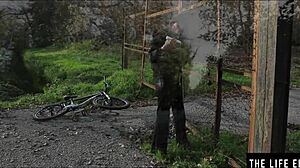 what if the perfect country girl's petite pussy quivers by the fire from intense fingering?