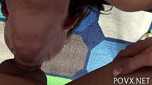 gripping tight foreplay leads to hardcore pussy pounding