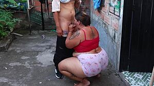 cornudo watches colombian wife take monster cock pounding