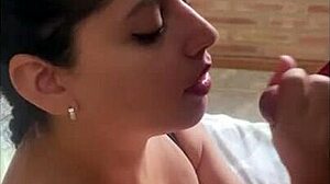 new lingerie try-on leads to deepthroat blowjob blowout!!