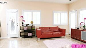 Lily Lane bends over for rear window pounding