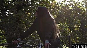 what if the perfect country girl's petite pussy quivers by the fire from intense fingering?