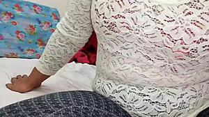 married girlfriend strokes my cock dirty hindi talk before i ass fuck her hard