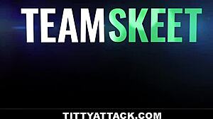 Blonde Babe Blake Blossom's Massive Tits Bounce During Workout Leading to Neighborhood Muff Diving and Doggystyle Pound by Mike Mancini