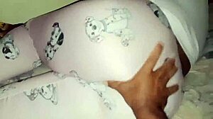 Stepbrother pounds young stepsis in PJs till she cums