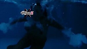 after scott rhodes licks maxine x's sexy feet, he pounds her doggystyle in lingerie