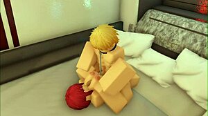 yo denji and makima getting into some roblox action together