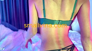 Petite asian teen's big ass and small tits twerk wild at after school party