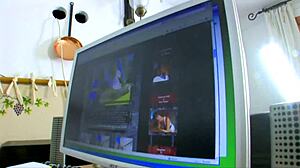 SECRETARY'S FAT ASS POUNDED BY MONSTER COCK!