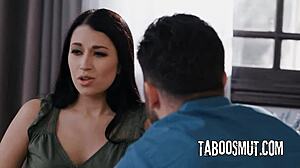 Cheating milf alex coal and nicole aria bend over for taboo cowgirl cumshots on hubby