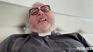 damn lia ponce that latina teacher gets punished hard by priest