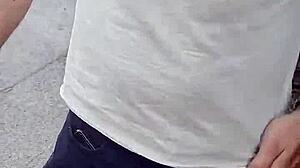 i hooked up with a stranger for public outdoor sex tape action.