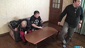 Classy bimbo asian bombshell big ass clit plays toys heels