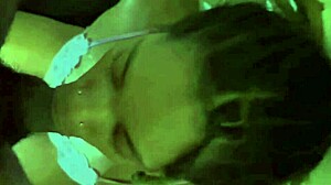 POV: Hung black cock chokes chinese gf deepthroat gagging spit