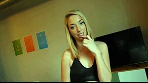 Skinny Blonde Stepsis Zoe Parker Rides Stepbro Tony Profane POV