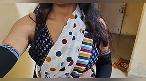 Hot desi young sister-in-law bends over for kitchen fuck by brother-in-law