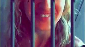 Milf flashes tits then takes interracial cum pounding