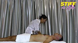 Frizzy Fang Gets Special Lingerie Massage Treatment in Free Use Casting Part 1