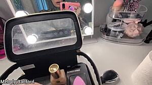 Join my gold coast holiday vlog with this curvy aussie milf flaunting her huge fake tits on the beach