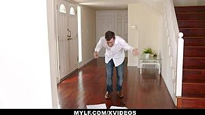 New intern's huge cock tempts boss london river to desk pound fest