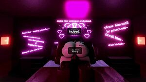 Roblox rich e-girl hood slut takes monster bbc loads deep in her tight spots!