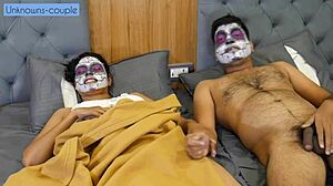 Desi wife won't fuck till horny hubby begs for her wet pussy!