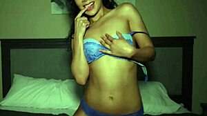 Submissive Latina Petite Takes Huge Creampie from Massive White Cock Deep Inside