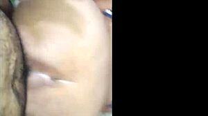 Fat black cashier's big natural tits bounce on huge black cock