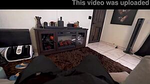 my horny cheating stepsis rides my cock cowgirl begging for more taboo fun