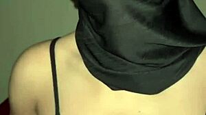 Best arab muslim hijabo boobs tease under veil