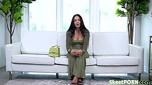 innocent petite teen jay killa sucks cock tip shyly in pov