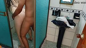 hidden cam spies latina ass bent over leads to hardcore doggystyle fuck