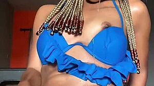 Temi the baddie feels extra playful grabs her toy to ease that building urge