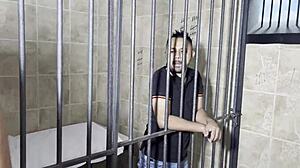 Police fuck biggest car thief burglar caught in town