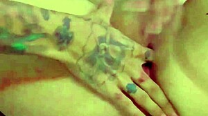 Brunette Babe Bent Over Extreme Dildo Masturbation Doggystyle Real Orgasm Tits